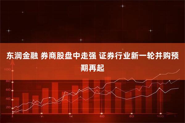 东润金融 券商股盘中走强 证券行业新一轮并购预期再起